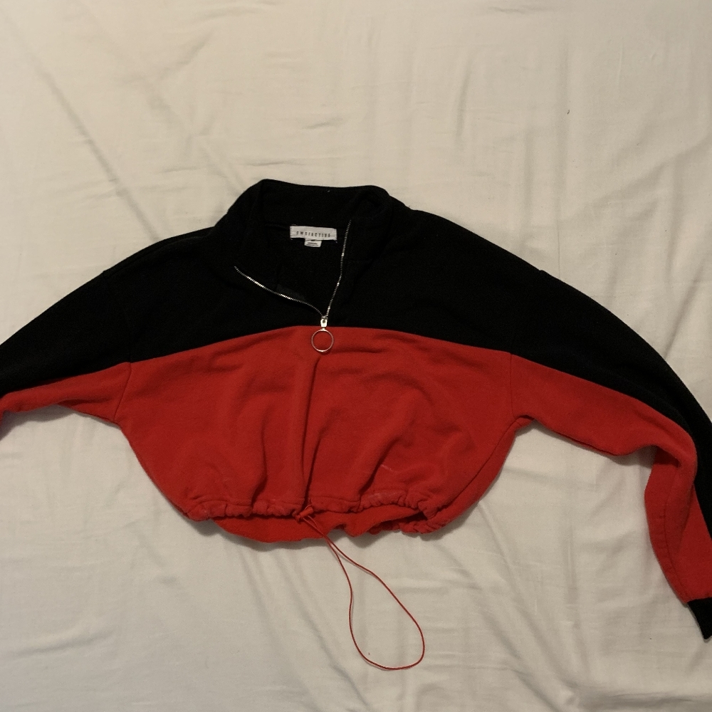 sws/active cropped hoodie size small